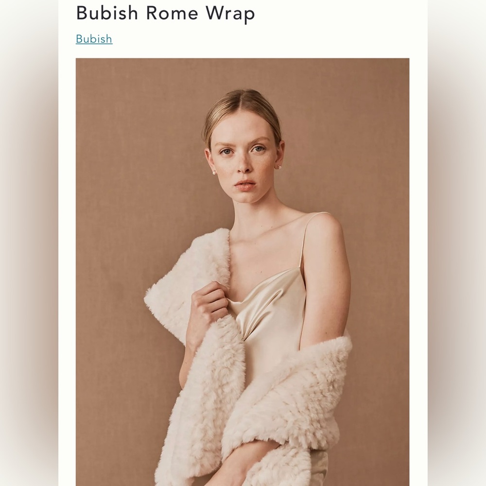 Faux fur wrap